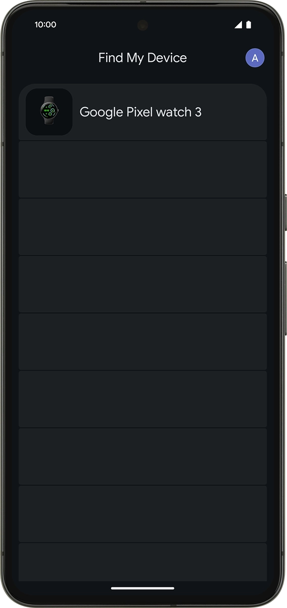 On your phone: Press the name of your smartwatch.