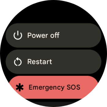 Press Power off.