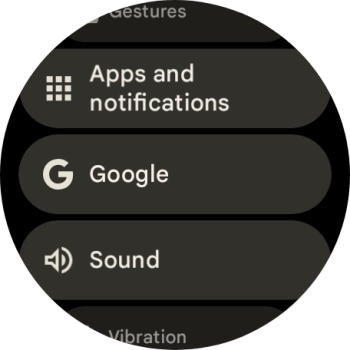 Press Google.