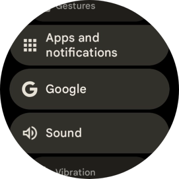 Press Google.