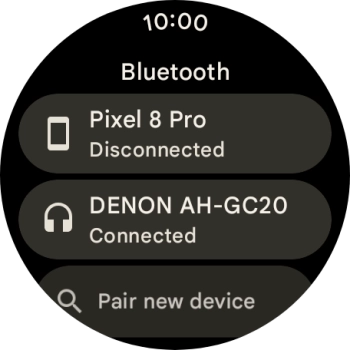 Press the crown to return to the home screen.