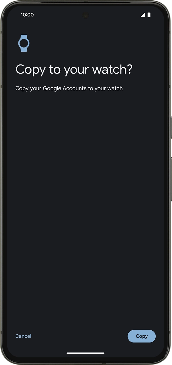 On your phone: Press Copy.