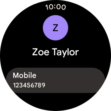 Press the required phone number.