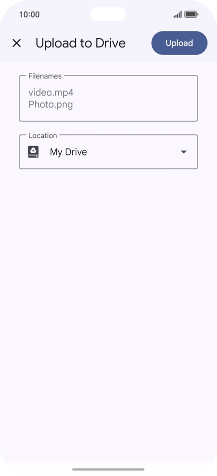 Press the field below 