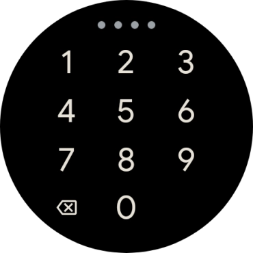 Key in the required PIN and follow the instructions on the screen to create a PIN as lock code.