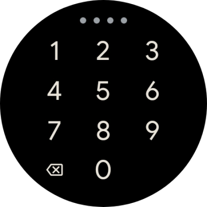 Key in the required PIN and follow the instructions on the screen to create a PIN as lock code.