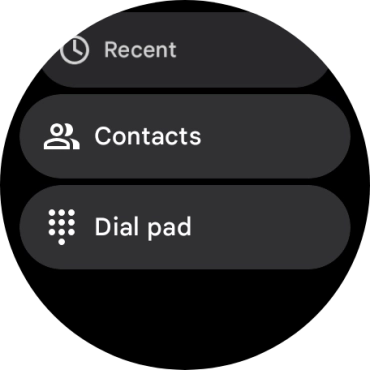 Press Dial pad and key in the required number.