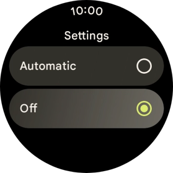 Press Automatic.
