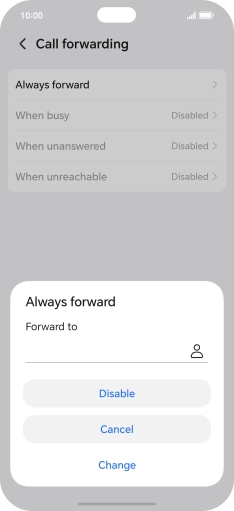 Press Disable.