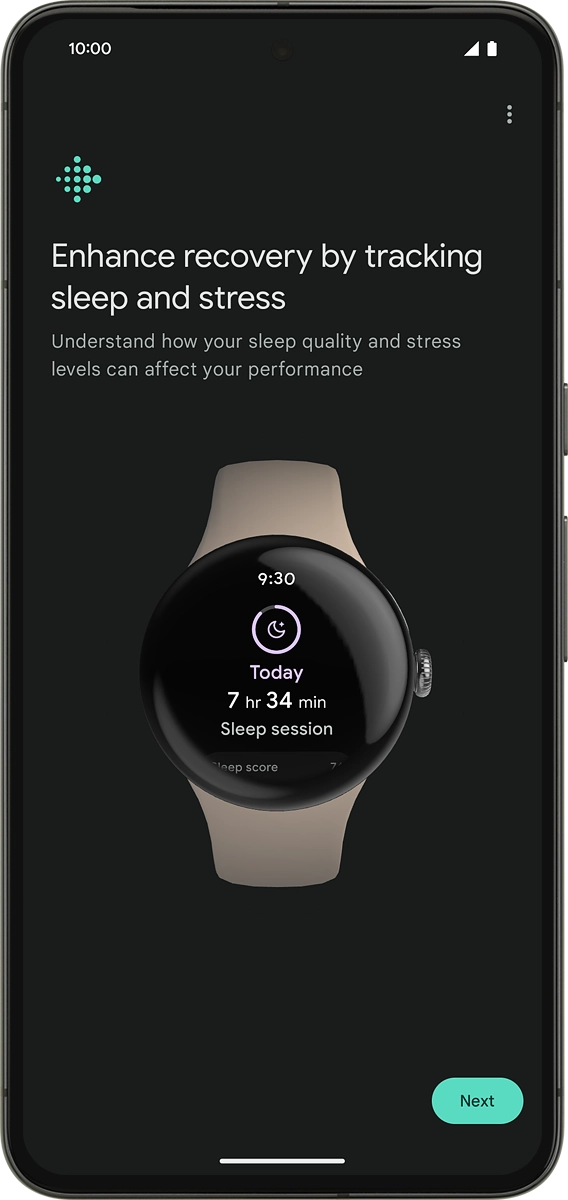 On your phone: Press Next.