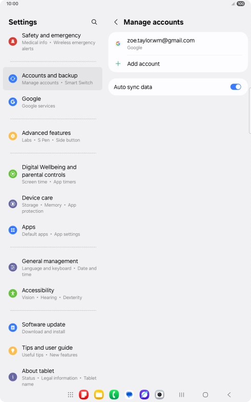 Press the Home key to return to the home screen.