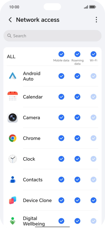 Press the field in the 