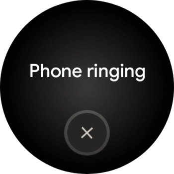 Press the end icon when you've found your phone.