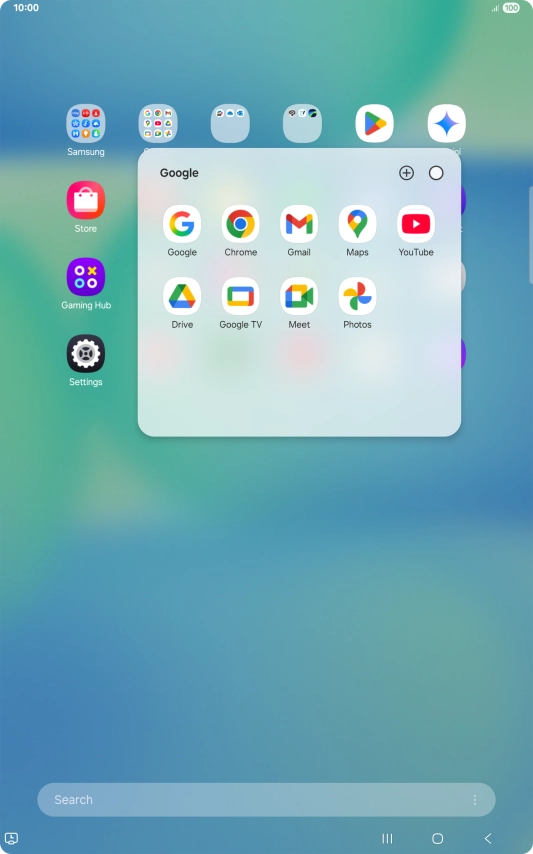 Open YouTube and go to the required video.