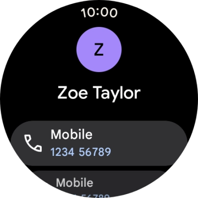 Press the call icon.