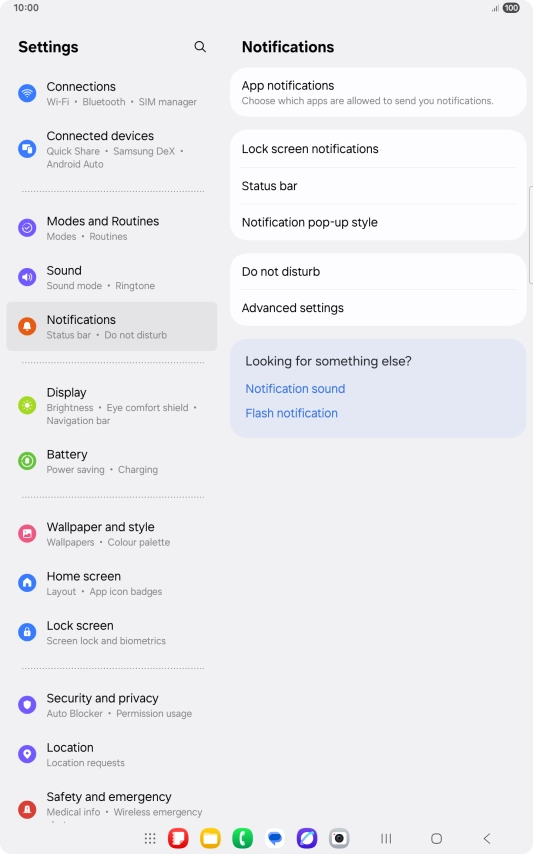 Press App notifications.