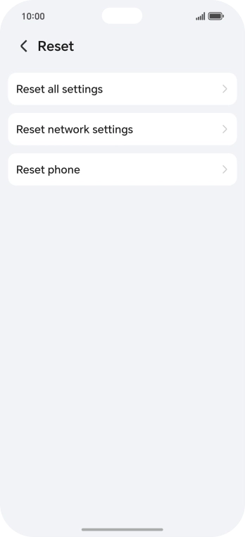 Press Reset phone.