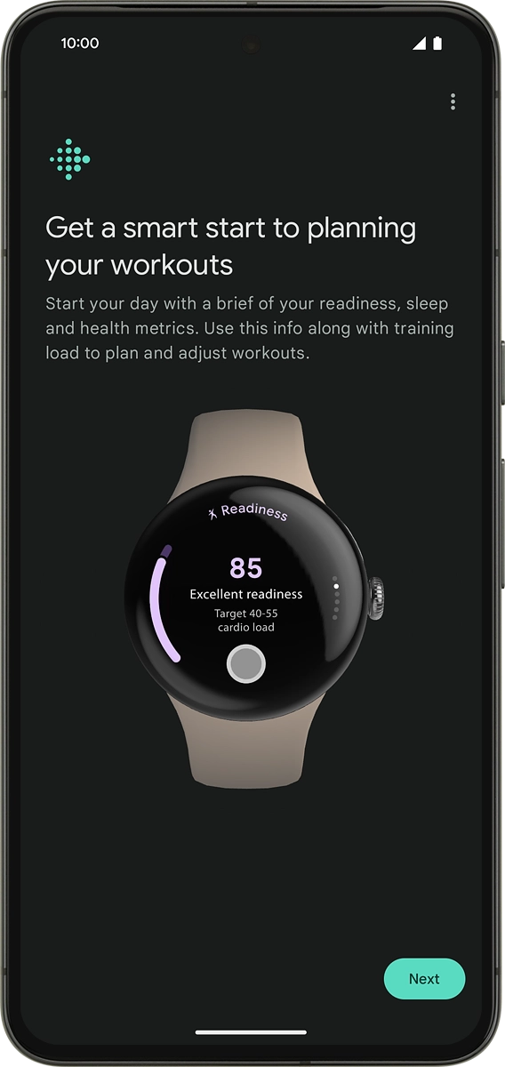 On your phone: Press Next.