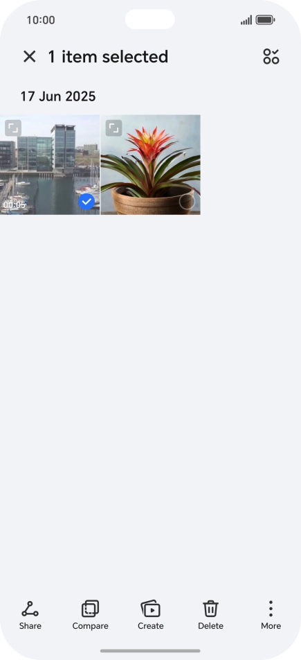 Press the select all icon.