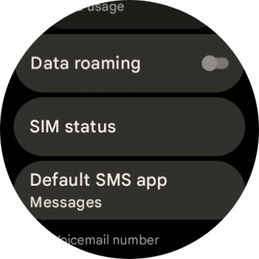 Press SIM status.