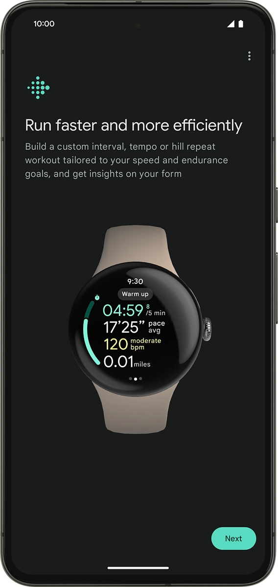 On your phone: Press Next.