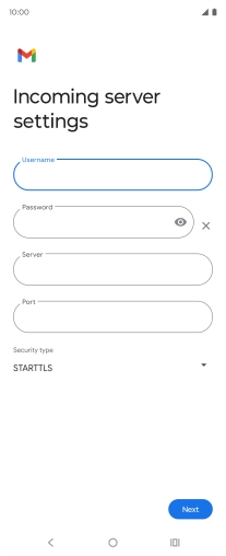 Press the field below 