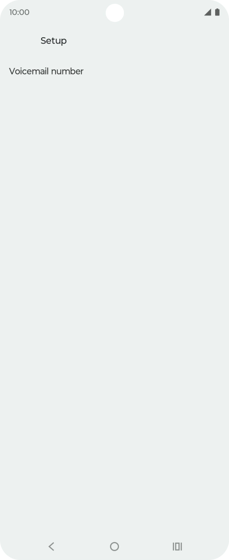 Press Voicemail number.