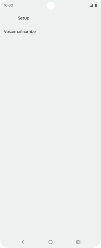 Press Voicemail number.