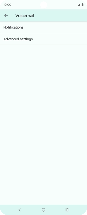 Press Advanced settings.