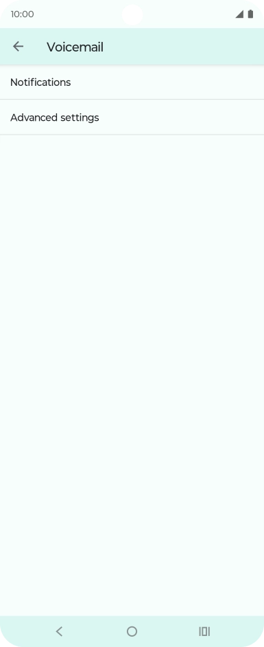 Press Advanced settings.