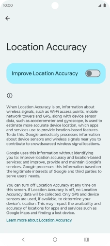 If you press the indicator next to 
