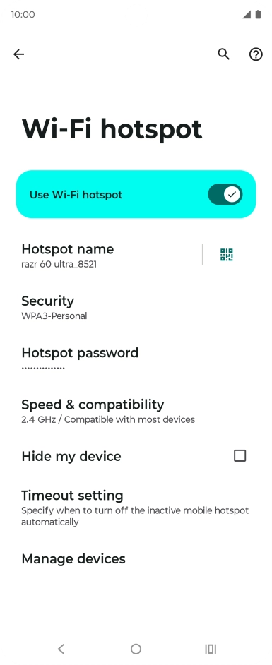 Press the Home key to return to the home screen.
