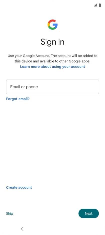 Follow the instructions on the screen to finish the activation.
