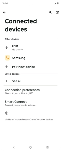 Press the Home key to return to the home screen.