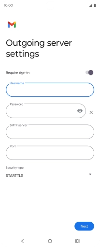 Press the field below 