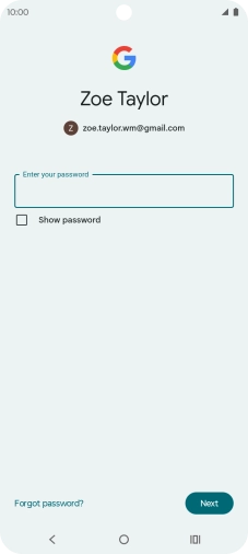 Press the field below 