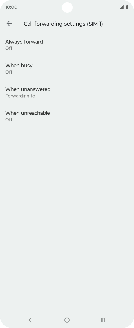 Press the Home key to return to the home screen.