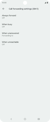 Press the Home key to return to the home screen.