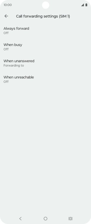 Press the Home key to return to the home screen.