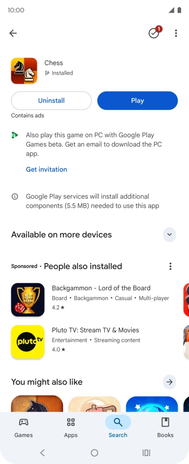 Press the Home key to return to the home screen.