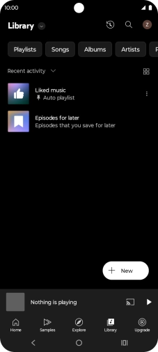 Press the drop down list.
