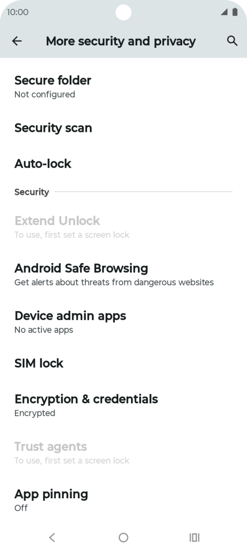 Press SIM lock.