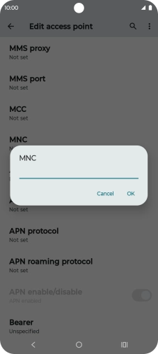 Key in 33 and press OK.