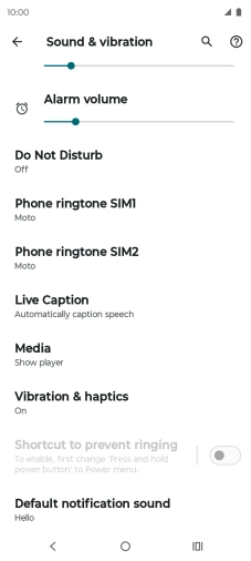 Press Phone ringtone.