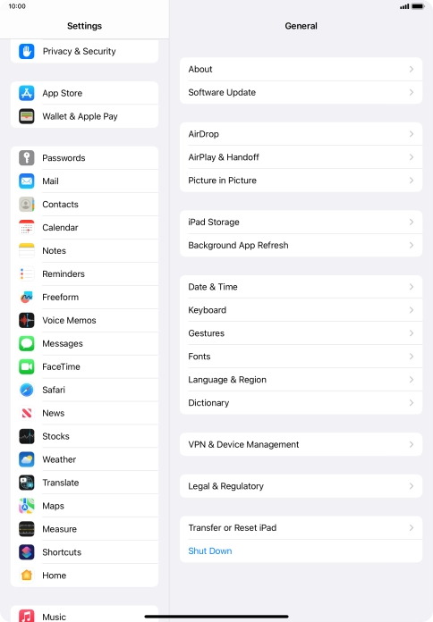 Press App Store.