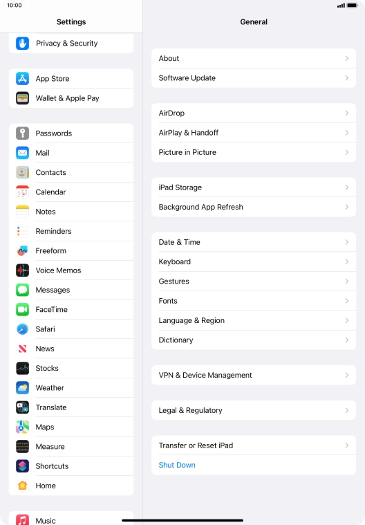 Press App Store.