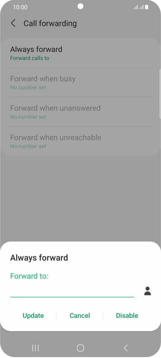 Press Disable.