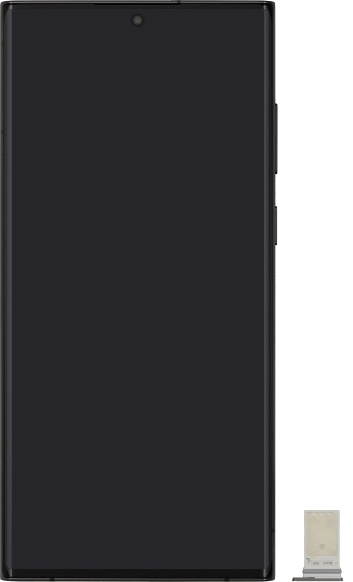 Turn your SIM as illustrated in the SIM holder and place it in the SIM holder.