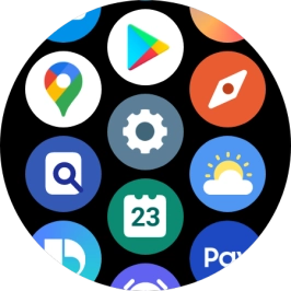 Press the Google Maps icon.