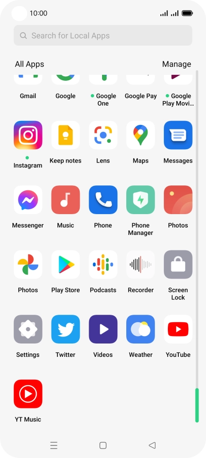 Press Play Store.